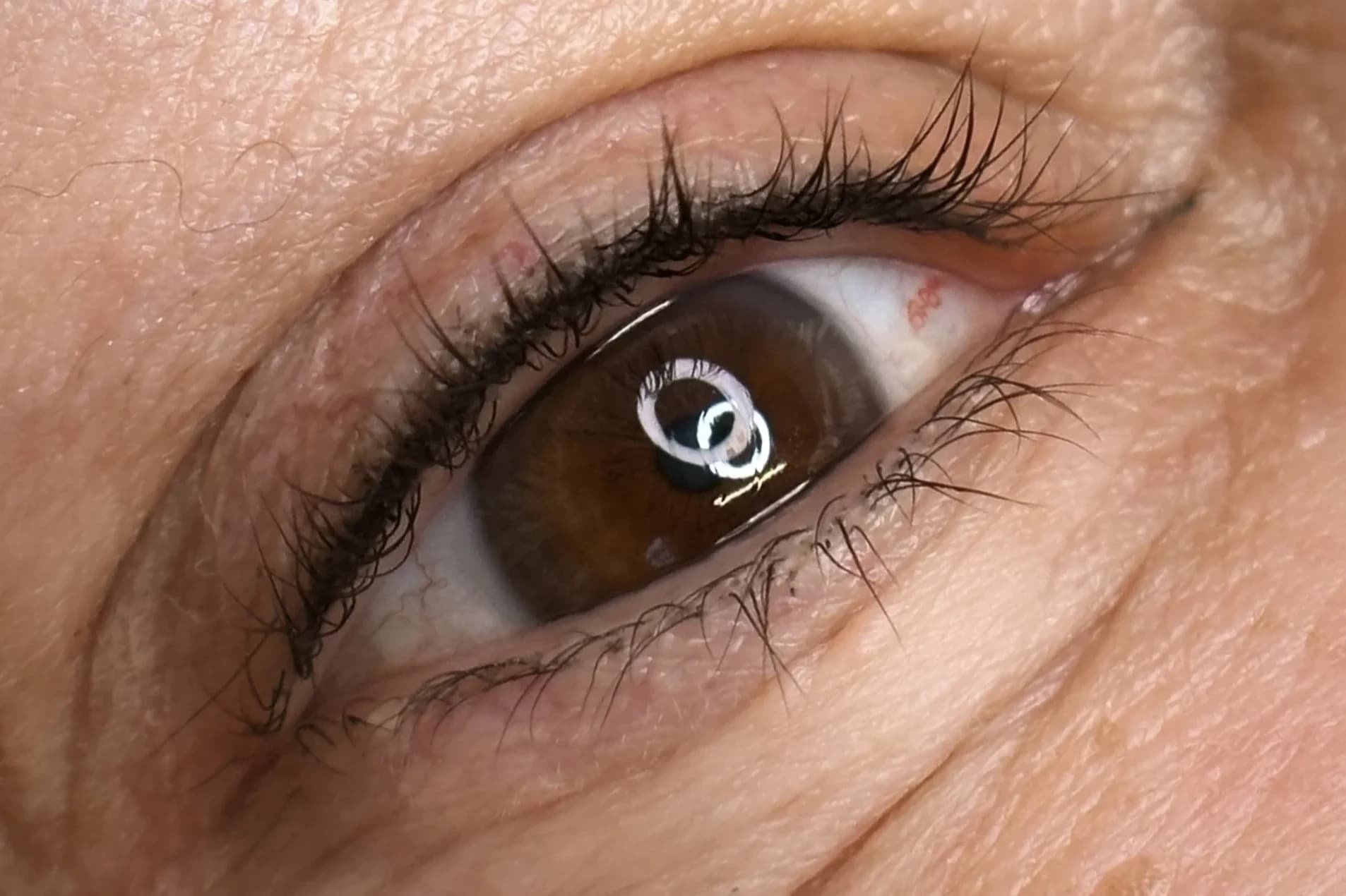 Lashline Enhancement close up